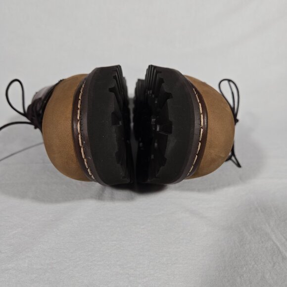 RARE Vintage 1985 TOMMY HILFIGUER Old Stock Brown Leather Oxford Shoes Men's 12M - Picture 8 of 17